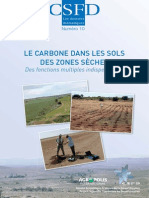 Bernoux M. & Chevallier T. 2013. Le Carbone Dans Les Sols Des Zones Sèches. Des Fonctions Multiples Indispensables
