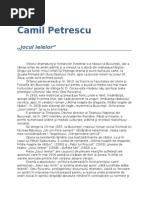 Camil Petrescu-Jocul Ielelor