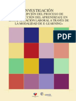 Descripcion Del Proceso de Construccion Del Aprendizaje en La Capacitacion Laboral A Traves de La Modalidad de E-Learning PDF