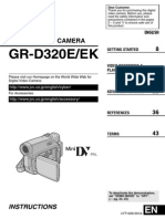 GR-D320E/EK: Digital Video Camera