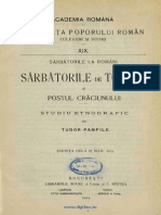 Sarb de Toamna Si Postul Craciun. T. Pamfile