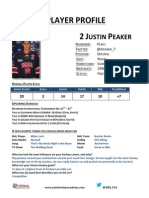Player Profile 2 J P: Ustin Eaker