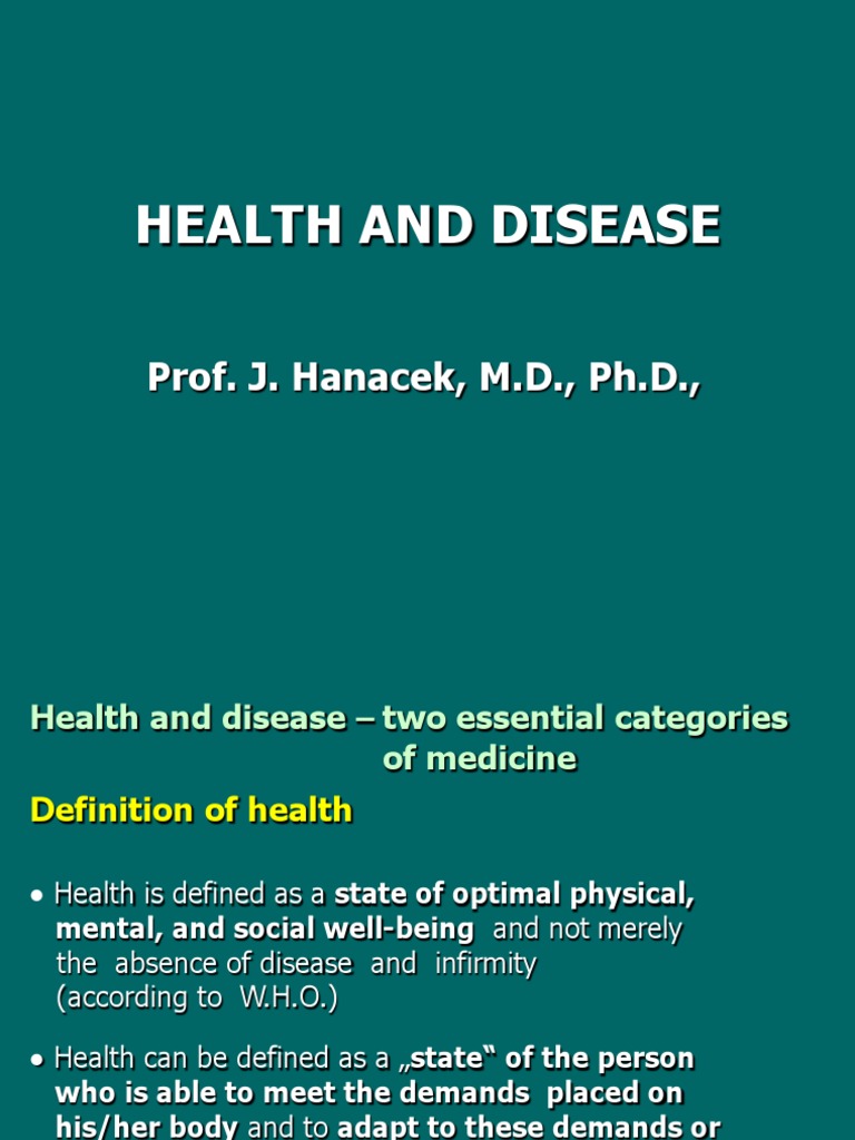02health and Disease PDF Diseases And Disorders Clinical Medicine