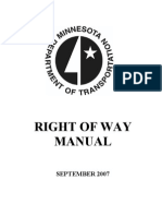 Minnesota DOT Right of Way - MANUAL2007
