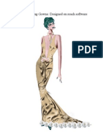 Female Evening Gowns: Designed On Reach Software