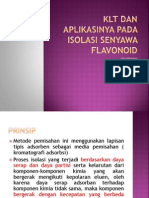 Kelompok 4 - KLT Dan Aplikasinya Pada Isolasi Senyawa Flavonoid