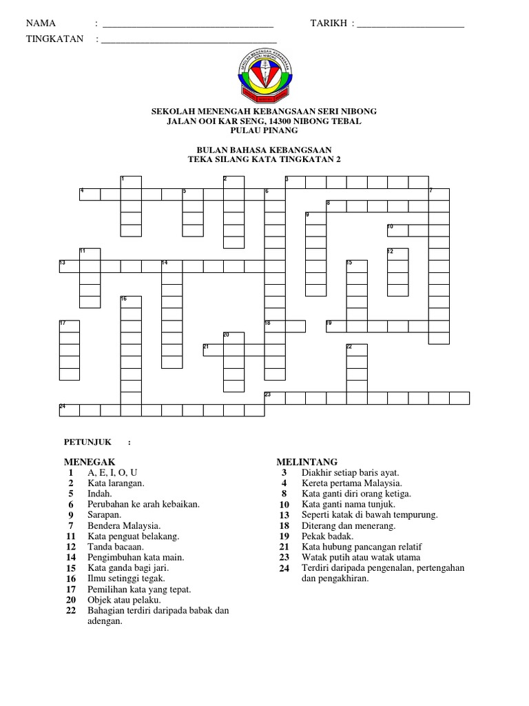 Soalan Bahasa Melayu Tingkatan 6 Penggal 1 - Malacca a