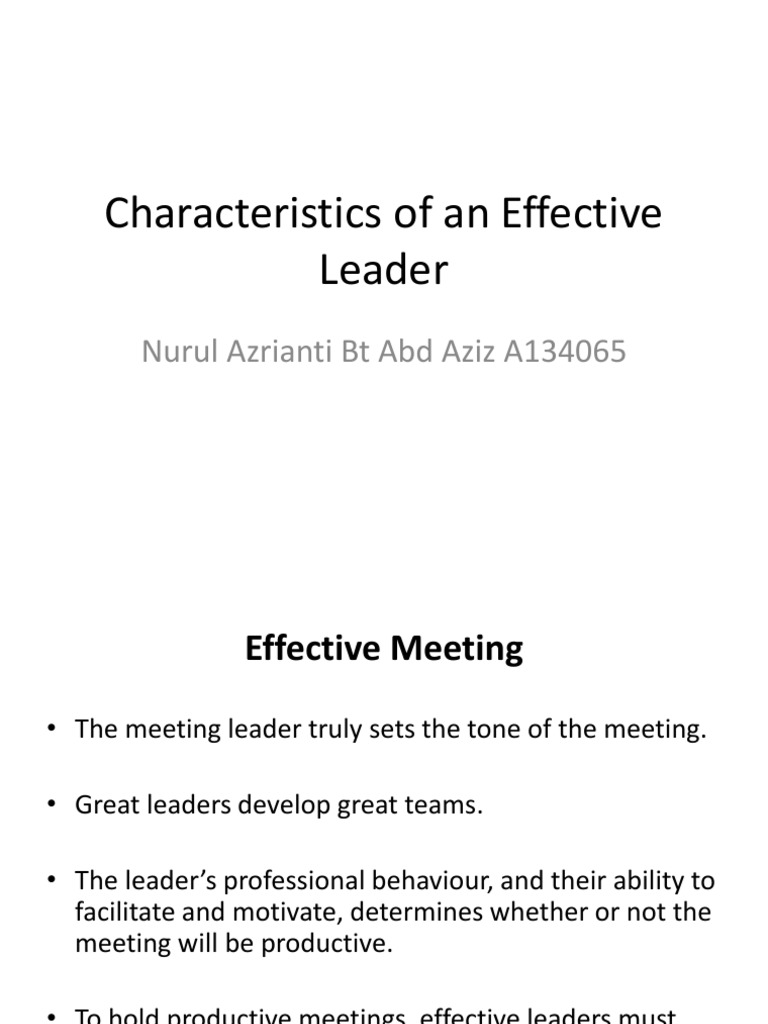 7 Steps for Effective Meeting Leadership | PDF | Mentorship | Communication