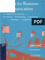 English for Business Communication Student's Book