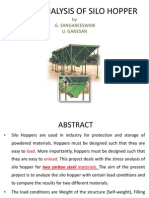 Stress Analysis of Silo Hopper: by G. Sangareeswari U. Ganesan