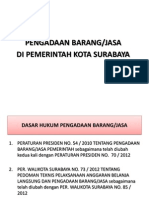Sosialisasi Peraturan Walikota Surabaya No73 Tahun2012