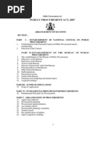 Nigerian Public Procurement Act 2007