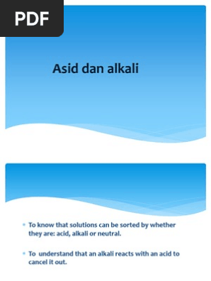 Asid Dan Alkali Sains Tingkatan 2 Pdf