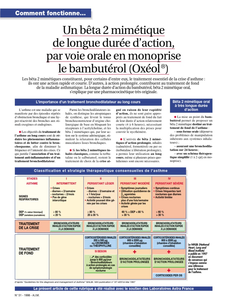 Cf51 Pdf Asthme Medecine Clinique