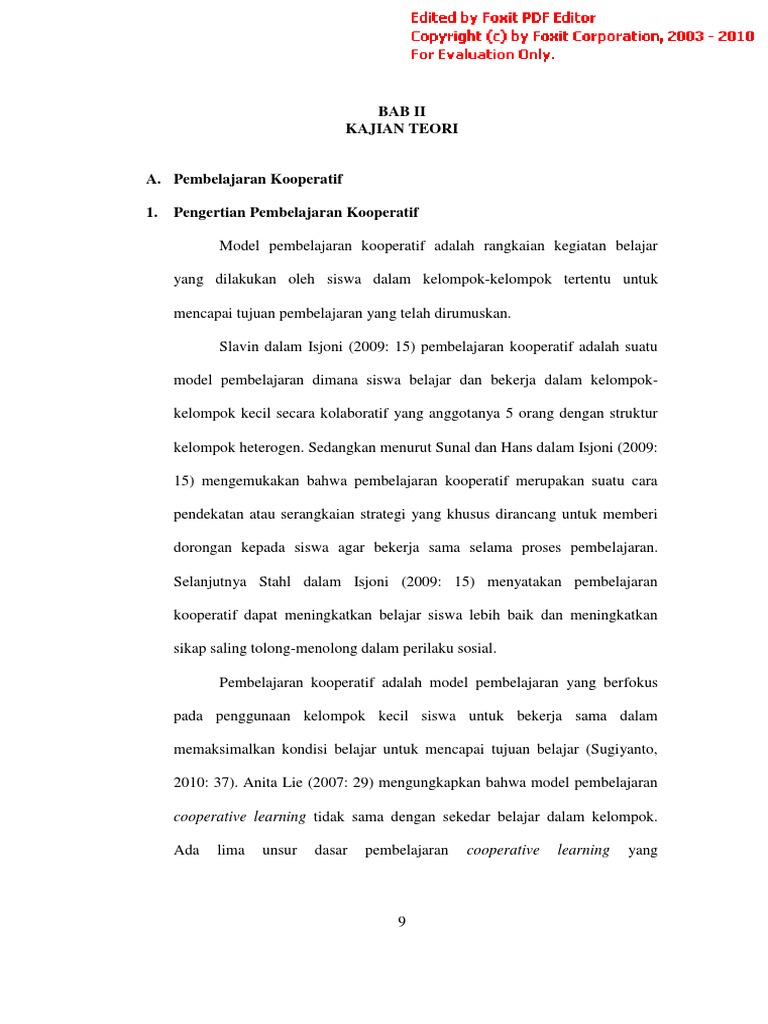 Bab 2 Kajian Teori Pdf