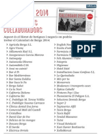 Establiments Calendari Berga 2014