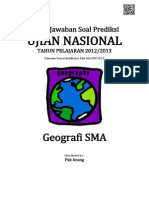 Download Kunci Jawaban Soal Prediksi UN Geografi SMA 2013 by Steven Ford SN192689126 doc pdf