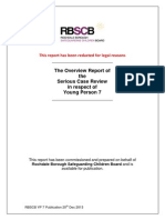 Rochdale Safeguarding Children Board Serious Case Review - 2