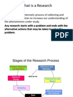 What Is A Research: Research Is The Systematic Process of Collecting and