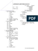 Format Laporan Planktonologi 2013