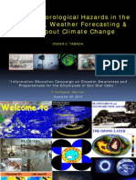 Hydro-Meteorological Hazards in The Philippines, Weather Forecasting, & Facts About Climate Change