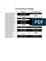 PHAST Christmas Training 2013