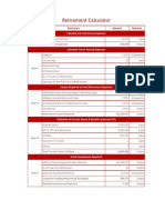 Retirement Calculator Corpus Utilization Calculator