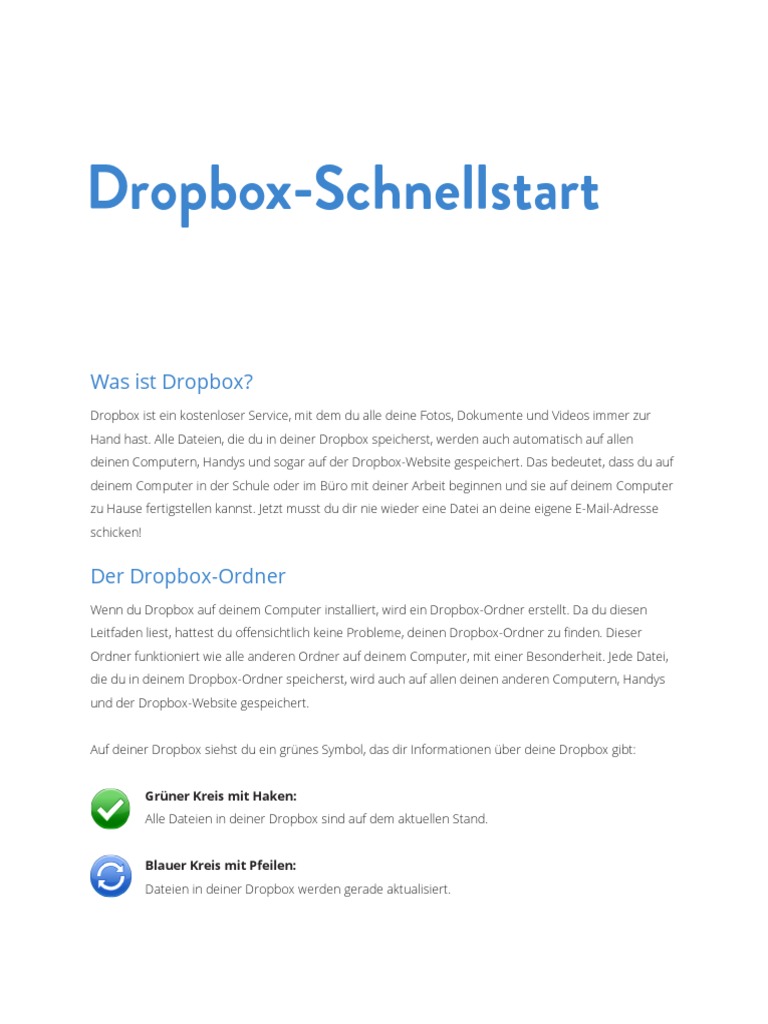 Erste Schritte PDF | PDF