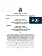 Supreme Court of Canada Decision on Sex Trade, Dec. 20, 2013