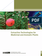 Extraction Technologies for Medicinal and Aromatic Plants