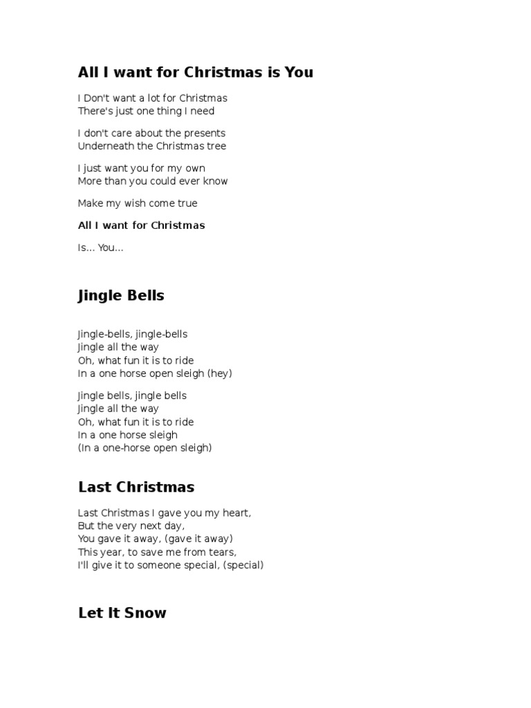 all i want for christmas | pdf