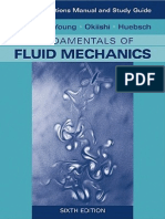 Fundamentals of Fluid Mechanics (Solutions Manual)