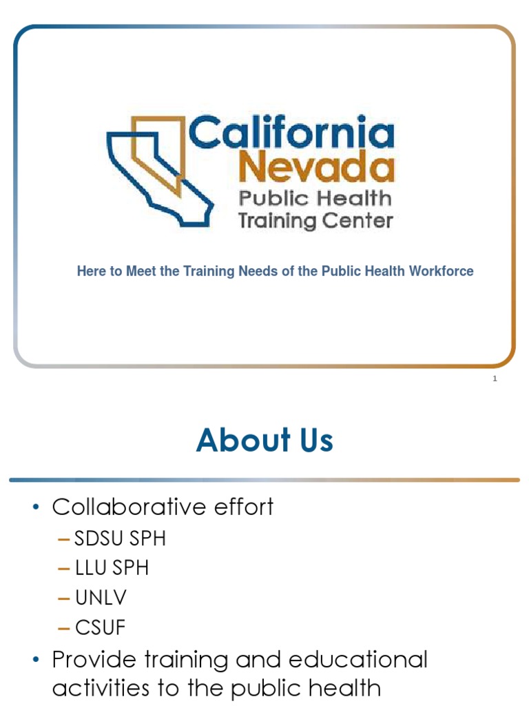 Public Health Workforce Training | PDF
