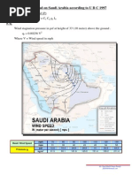 Wind Load On Saudi Arabia According To U B C 1997