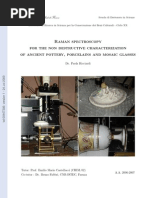 .Raman Spectroscopy For The Non Destructive Characterization of Ancient Pottery, Porcelains and Mosaic Glasses PhDThesis Raman Sticla