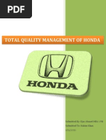Project Tqm Honda