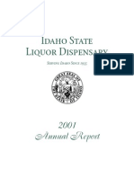 Idaho State Liquor Dispensary: Annual Report
