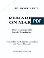165853323 Foucault Remarks on Marx