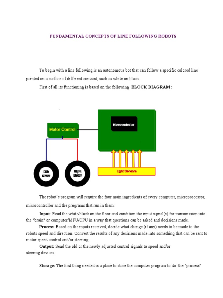 Line Follower Robot | PDF | Microcontroller | Input/Output