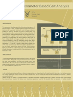 Accelerometer based gait analysis