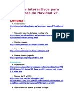 Recursos Interativos para Vacaciones de Navidad 2