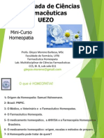 Minicurso 7- Homeopatia - Gleyce Moreno - Cópia