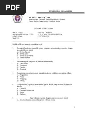 Soal Ujian Utama Matematika Dasar 2 Gunadarma Helmi Kediris