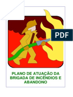 Plano de atuação da Brigada de Incêndio