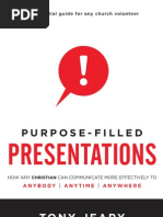 Download Purpose-Filled Presentations by Tony Jeary preview by J A Heinlein SN19280360 doc pdf