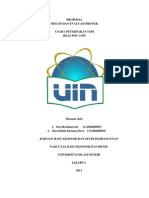 Proposal Desain Dan Evaluasi Proyek