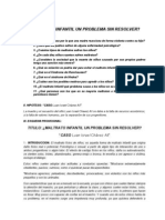 Maltrato Infantil Un Problema Sin Resolver