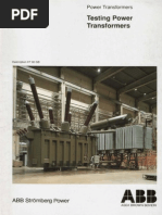 Testing Power Transformers