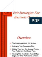 Exit Strategies for Business Owners