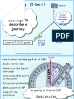 Use Bearings To Describe A Journey